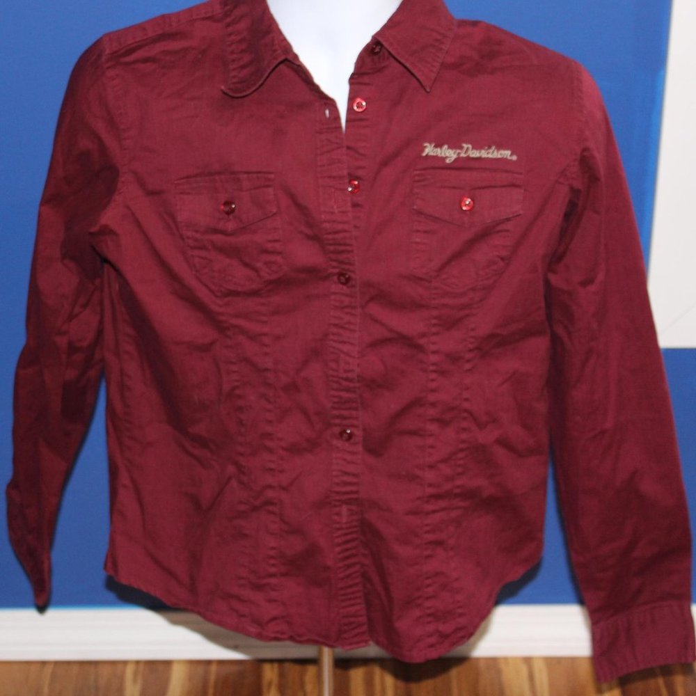 Woman's Long sleeve button down Harley-Davidson sh